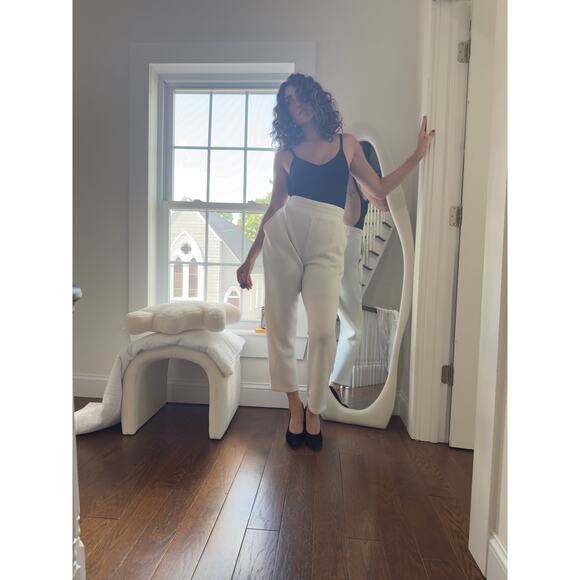 LÉZÉ the Label “Kendall” Sustainable Lounge Pants – Bone, S/M - Picture 3 of 7